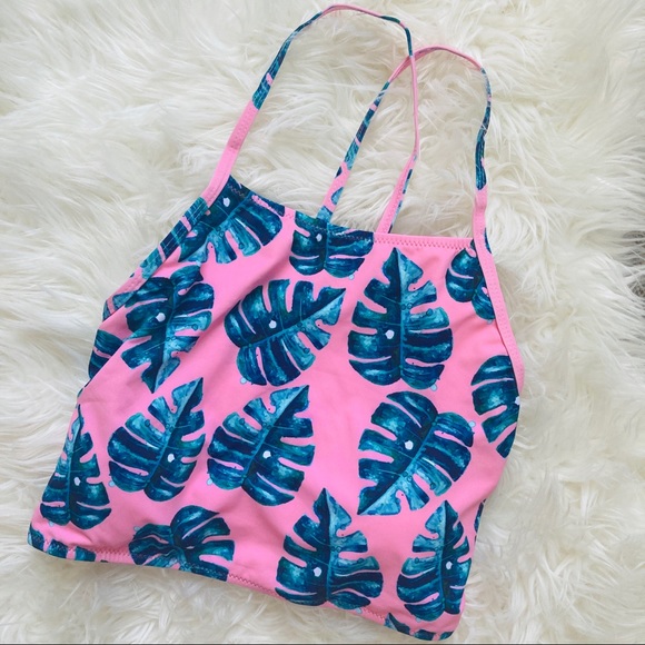 NWT Cupshe | Palm Leaf Tankini Top - Picture 2 of 5